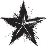 Star Outline for Invitations and Greeting Cards vector