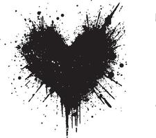 Elegant Heart Silhouette Design vector