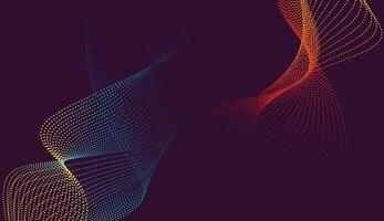 Bold red and orange gradient wave with smooth flowing texture, perfect for creative and tech-inspired projects vector