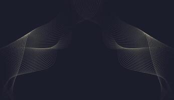 Elegant beige gradient wave design with flowing curves and a sleek texture, ideal for tech and digital media projects vector