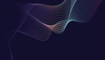 Abstract colorful wave design with purple and blue tones, ideal for digital and creative projects vector