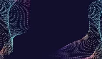 Purple and blue gradient wave design with smooth curves, perfect for creative and digital content vector