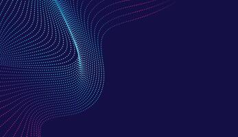 Blue and purple gradient abstract wave design with intricate lines, ideal for digital media and creative projects vector