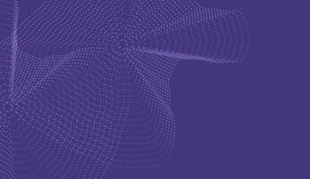 Deep purple wave pattern with smooth texture and a portrait image, great for tech and digital content projects vector