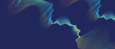 Futuristic abstract background with glowing mesh lines and particles for high-tech design, web branding, and digital concepts vector