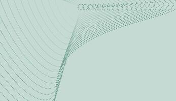 Light green abstract wave pattern with sleek lines and a portrait in the corner, ideal for digital media and creative projects vector