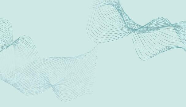 Soft turquoise gradient wave design with smooth fluid curves, perfect for digital and creative projects vector