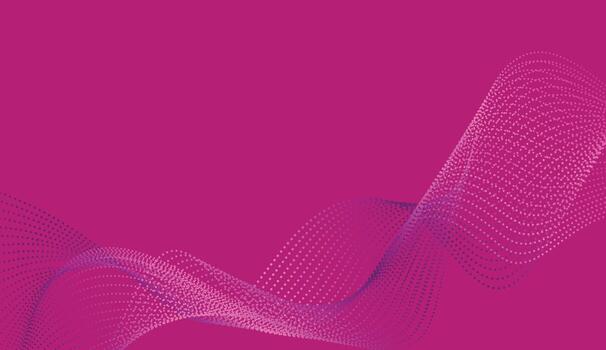 Bold pink gradient wave design with smooth flowing curves, perfect for digital media and creative projects vector