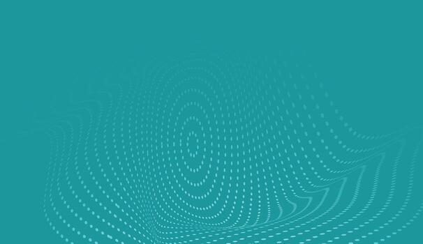 Teal wave pattern design with smooth curves and a portrait image, ideal for creative and digital media projects vector