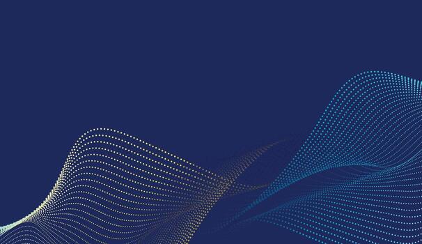 Beautiful blue gradient wave with intricate smooth curves, ideal for digital content and tech-inspired projects vector