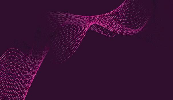 Smooth pink and purple gradient wave design, perfect for digital and creative media projects vector