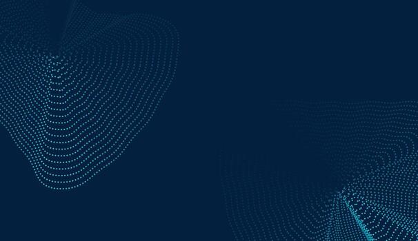 Fluid wave structure with blue tones and a small portrait image, perfect for modern tech and digital media projects vector