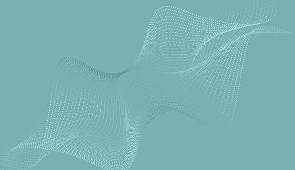 Fresh turquoise gradient wave with a soft texture, great for digital content and modern creative designs vector