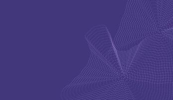 Purple abstract wave pattern on a smooth background with a portrait in the corner, perfect for digital and creative designs vector