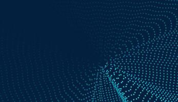 Intricate blue wave pattern with sharp edges and a portrait in the corner, ideal for futuristic and digital design projects vector