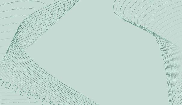 Subtle green wave design with smooth lines and a portrait image, perfect for tech and digital media projects vector