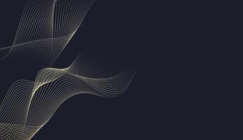 Flowing beige wave design with gradient effects, ideal for digital and creative tech projects vector