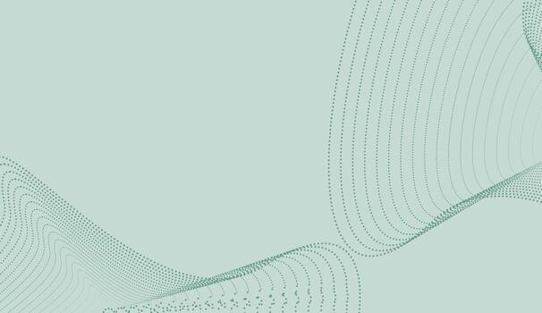 Soft green background with smooth wave lines and a portrait image, great for digital and creative content projects vector