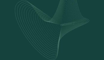 Dark green background with smooth wave patterns and a portrait image, perfect for digital and creative media projects vector