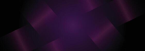 Dark purple-pink gradient background with glowing lines, geometric shapes, and dynamic waves for digital art and design vector