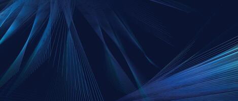 Modern high-speed technology concept with abstract blue gradient lines and light motion background for digital design vector