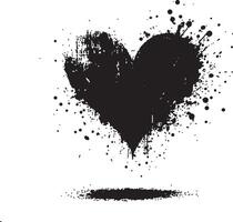 Heart Silhouette for Wedding Invitations design vector
