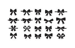 Decorative Ribbon Bow Art Design Graphics vector