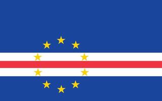 The flag of Cape Verde. Cabo flag banner Cabo flag with white background. Cabo independence day banner design on white background. vector