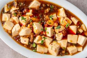 sichuan mapo tofu or Mapo doufu photo