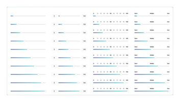 Mix Sliders for Web and UI Design, interactive Progress and UI Elements vector