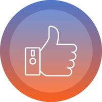 Like Creative Icon Symbol Art Sign vector
