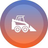 Skid Steer Loader Icon Symbol Art Sign vector