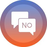 Say No Icon Symbol Art Sign vector