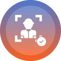 Face Scan Icon Symbol Art Sign vector