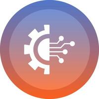 Digital Transformation icon. colored outline icon style. vector