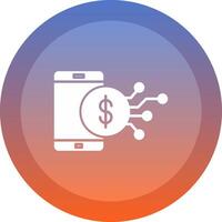 Digital Economy icon. colored outline icon style. vector