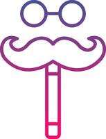 Moustache Icon Symbol Art Sign vector