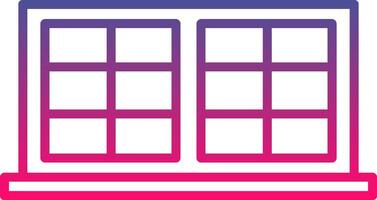 Window Icon Symbol Art Sign vector