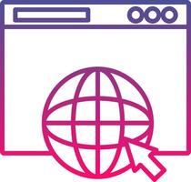 Web Page Creative Icon Symbol Art Sign vector