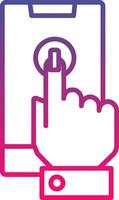 Touchscreen Icon Symbol Art Sign vector