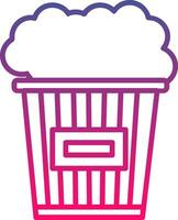 Popcorn Icon Symbol Art Sign vector