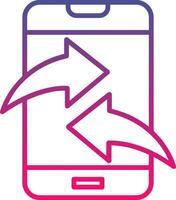 Send Data Icon Symbol Art Sign vector