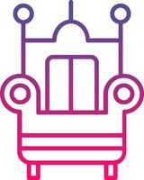 Throne Icon Symbol Art Sign vector