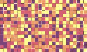 a colorful mosaic tile pattern with squares in red, yellow and purple vector