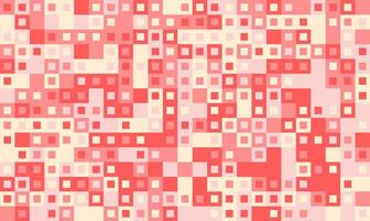 a pink and white pattern with squares vector