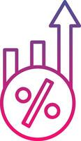 Increase Creative Icon Symbol Art Sign vector