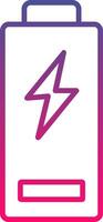 Low Battery Icon Symbol Art Sign vector
