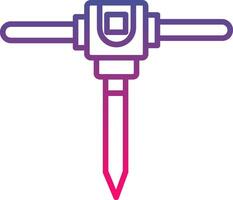 Jackhammer Icon Symbol Art Sign vector