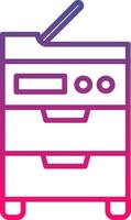 Copy Machine Icon Symbol Art Sign vector