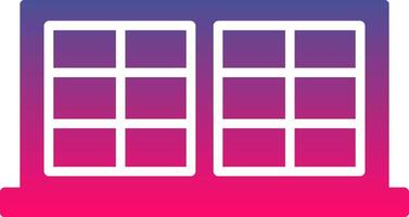 Window Creative Icon Symbol Art Sign vector